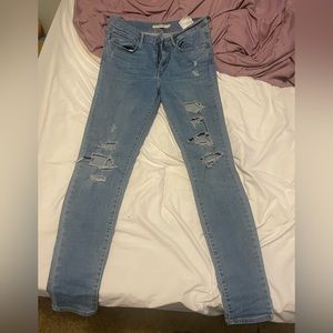 720 high rise super skinny jeans